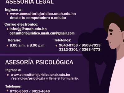 Apoyo legal y psicológico