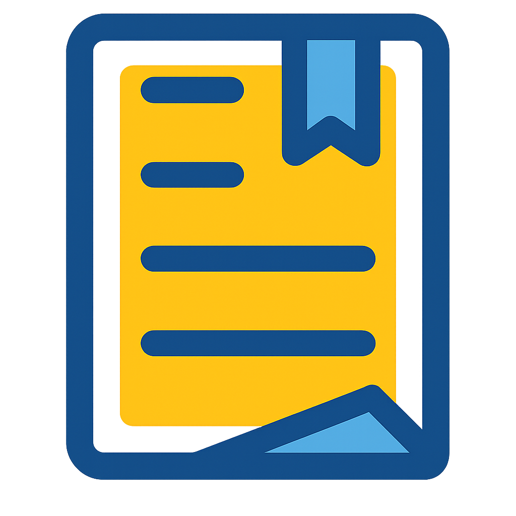 Icono de libro representando certificaciones y constancias académicas