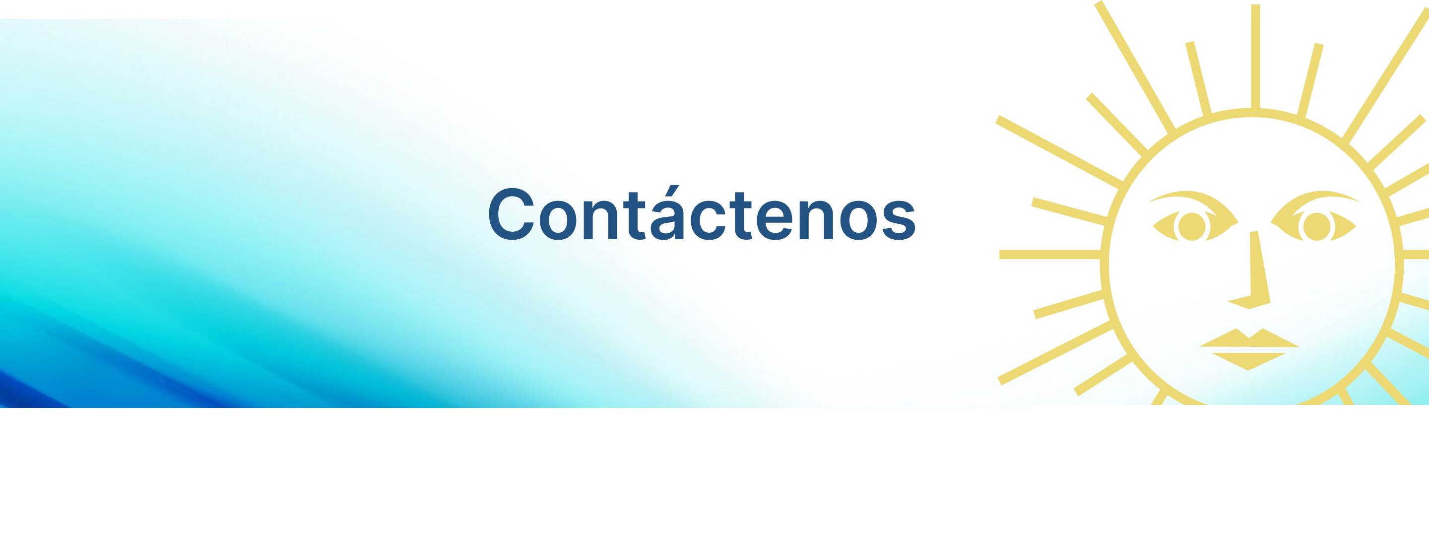Contáctenos