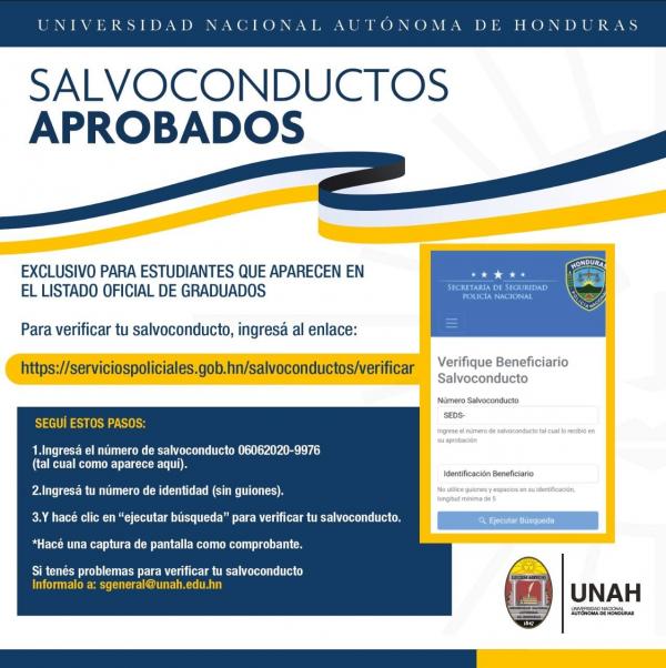 SALVO CONDUCTOS APROBADOS