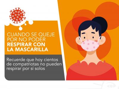 ¡No se queje por usar mascarilla!