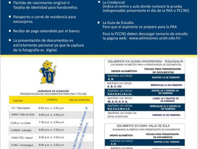 Entrega de documentos - PAA 18 de marzo